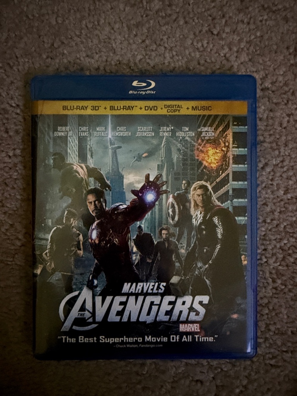 Marvel The Avengers Blu-ray 3D + Blu-ray + DVD